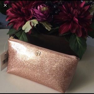Rose Gold Kate Spade Cosmetics Case